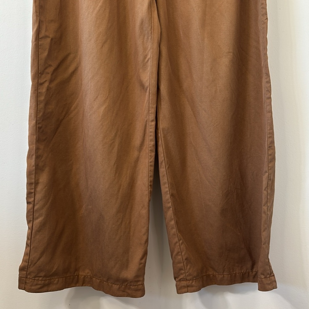 Madewell The Harlow Wide-Leg Pant Acorn Size 12 - Picture 5 of 12